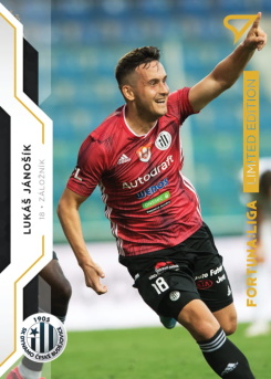 Lukas Janosik Ceske Budejovice SportZoo FORTUNA:LIGA 2020/21 2. serie Gold Limited /99 #346